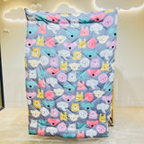 Fareto Baby & Kids Reversible Super Soft Blanket Comforter (Mouse Comforter) ( (Size:136CM*118CM))(0-8 Years)
