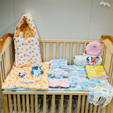 FARETO NEW BORN BABY MONSOON SEASON HOSPITAL ESSENTIALS PACK OF 60 ITEMS (0-6 MONTHS)