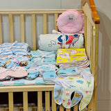 Fareto New Born Baby Monsoon Season  hospital essentials pack of 60 items (0-6 months)