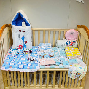 Fareto New Born Baby Monsoon Season  hospital essentials pack of 60 items (0-6 months)