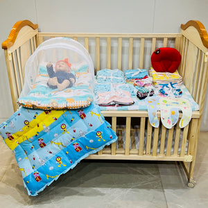 Fareto New Born Baby Hospital essentials Combo 60 in 1(0-6 Months)