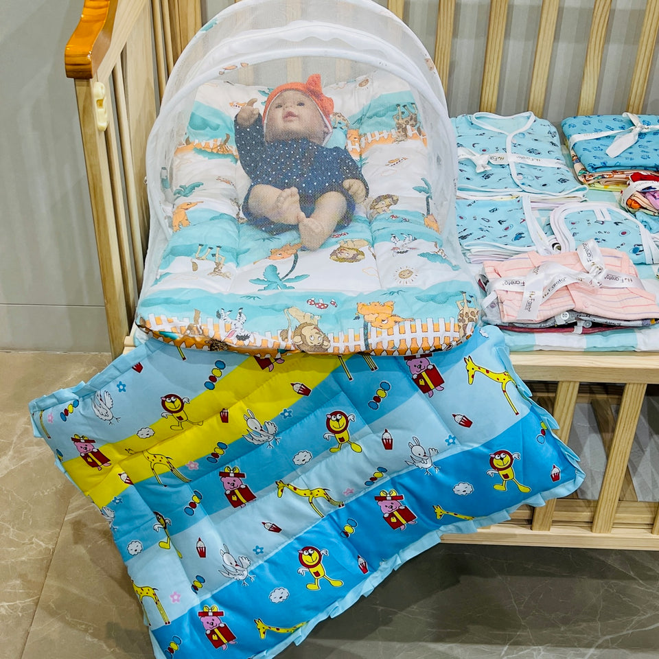 Fareto New Born Baby Hospital essentials Combo 60 in 1(0-6 Months)