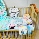 Fareto New Born Baby Premium Summer Essentials 54 In 1 Hospital Combo (0-6 Months)