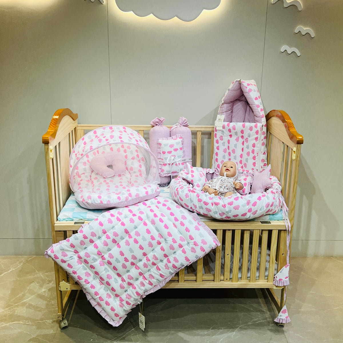 Winter Newborn Comforter Set Fareto Complete Bedding Set
