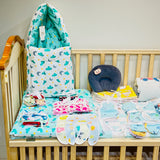 FARETO NEW BORN BABY MONSOON SEASON HOSPITAL ESSENTIALS PACK OF 66 ITEMS (0-6 MONTHS)