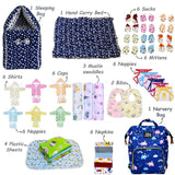 Fareto New Born Baby Premium Summer Essentials 54 In 1 Hospital Combo (0-6 Months)(F82)