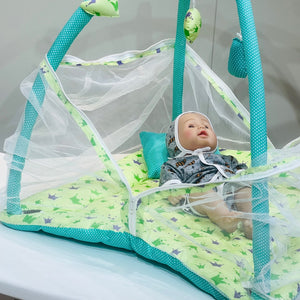 Fareto New Born Baby Bedding Play Gym Mattress with Net (0-6 Months)