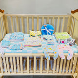 Fareto New Born Baby Summer Hospital Essentials 62 in 1 (0-6M)