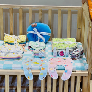 Fareto New Born Baby Summer Hospital Essentials 62 in 1 (0-6M)