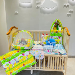 Fareto New Born Baby Summer Hospital Essentials 62in1 (0-3M)