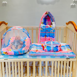 Fareto New Born Baby Summer Hospital Essentials 62in1 (0-6M)