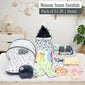 Fareto New Born Baby monsoon season Hospital Essentials (61 in 1) (0-6 months)(Grey Moon)(F235)