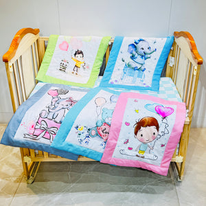 FARETO NEW BORN BABY HAND CARRY BED | GADI | (PACK OF 5) (0-8 MONTHS)(70*50CM)