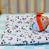 Fareto baby head Support pillow with attached bed (pack of 3) (28 x 19 inchs)(0-9 Months)