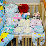 FARETO NEW BORN BABY PREMIUM QUALITY  WINTER  SEASON HOSPITAL ESSENTIALS 73 IN 1 (0-6 MONTHS) _ NURSERY BAG