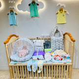 Fareto Premium Quality Baby Summer Essentials 72 in 1 New Combo (0-6Months)