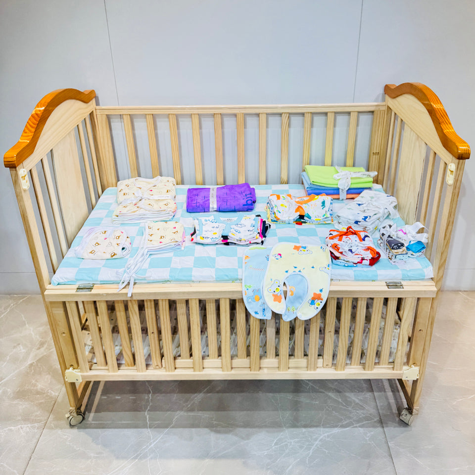 Fareto Premium Quality Baby Summer Essentials 72 in 1 New Combo (0-6Months)