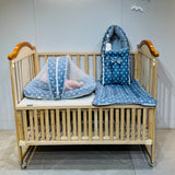 Fareto New Born Baby Hospital Essentials All season Use 58 In 1 Combo(0-6 Months)(Grey Crown)