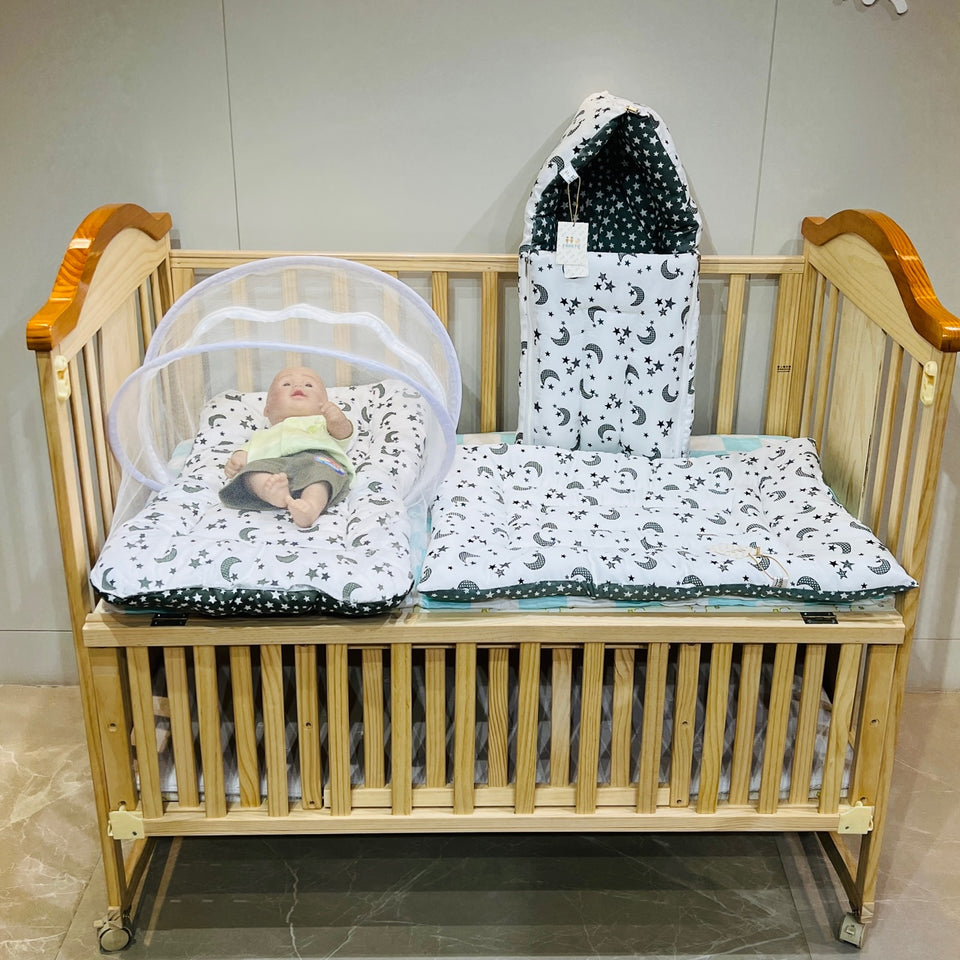 FARETO NEW BORN BABY WINTER ESSENTIALS 66 IN 1  NEW COMBO (0-6 MONTHS)(GREY MOON )