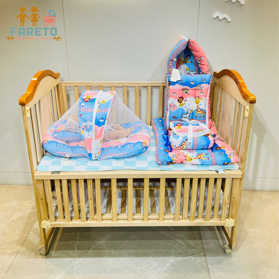 Fareto New Born Baby Summer Essentials 60 in 1 (0-6 Months)(F492)