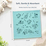 Fareto Baby Napkin  Pack of 6 | Premium Soft & Absorbent Cotton Napkins for Newborn Babies | Reusable Multi-Purpose Baby Cloths (F770)