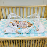 Fareto New Born Baby Mattress with Net & Sleeping Bag(0- 4Months)(ziffi)