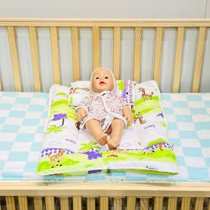 Fareto New Born Baby Mattress with Net & Sleeping Bag(0- 4Months)(ziffi)