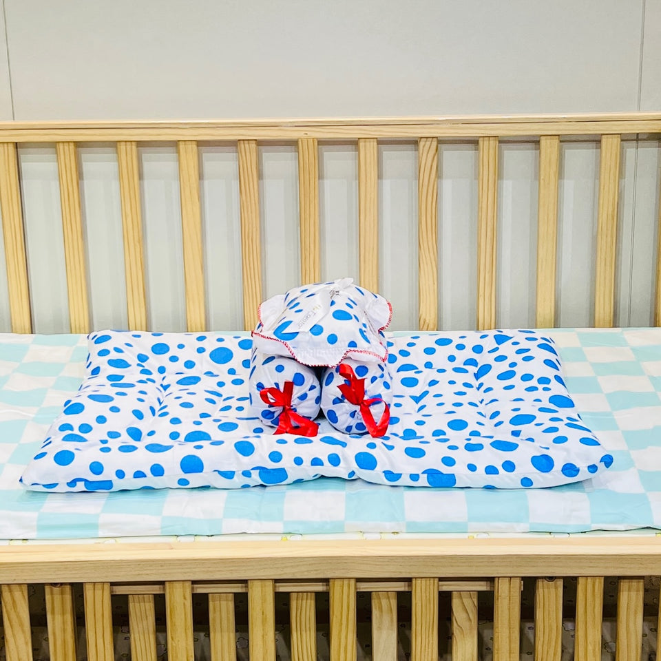 Fareto Baby Polka Dots Complete Sleeping Essential All in One Pack(0-6 Months)