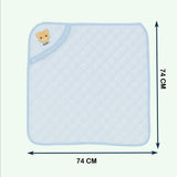 Fareto New Born Baby Hooded Quilted Wrapper – Soft & Cozy Blanket | ( 0–12 Months)(F663)