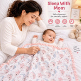 FARETO BABY BEDDING ESSENTIALS 1 NEST | 1 MATTRESS WITH NET | 1 CARRY BED | 1 BOLSTER SET | 1 CARRY BAG | 1 PORTABLE BED | 1 FEEDING PILLOW | 1 BLANKET (0-6M)(F807)