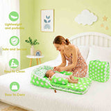 Fareto Baby Travel Friendly for Kids Portable Baby Comfortable Cushioning(0+6 Months)(Grass Green Ship)(F267)