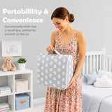 Fareto Baby Travel Friendly for Kids Portable Baby Comfortable Cushioning(0-12 Months)(Grey Ship)(F529)