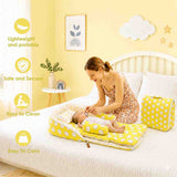 Fareto Baby Travel Friendly for Kids Portable Baby Comfortable Cushioning(0+6 Months)( Yellow Ship)(F266)