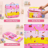Fareto Baby Travel Friendly for Kids Portable Baby Comfortable Cushioning(0+6 Months)(F344)