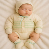 Fareto New Born Baby Sweater Set(Pack of 4) Color As Per The Availability(F189)