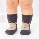 Fareto Baby  Cartoon Socks | Anti-Slip Grip | Soft Cotton | Pack Of 6 Combo | Newborn to 12 Months(F657)