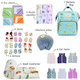 FARETO NEW BORN BABY PREMIUM QUALITY MONSOON AND SEMI WINTER SEASON  HOSPITAL ESSENTIALS 73 IN 1 (0-6 MONTHS) _ NURSERY BAG(F398)