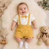 Fareto Cotton Dungaree & T-Shirt Clothing Set for Baby | Party Wear & Casual Dress for Unisex Baby(F314)