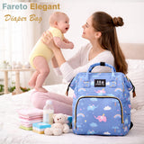 Fareto Multipurpose Stylish Diaper Bag for Mothers | Spacious Baby Care Organizer | Lightweight & Travel-Friendly | Gift For Mothers | Maternity bag for newborn baby (Pack of 1)(F707)