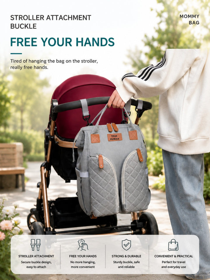 FARETO PREMIUM QUALITY DIAPER BAG FOR MOTHER, MULTIPURPOSE STYLISH DIAPER BAG (PACK OF 1)(F444)
