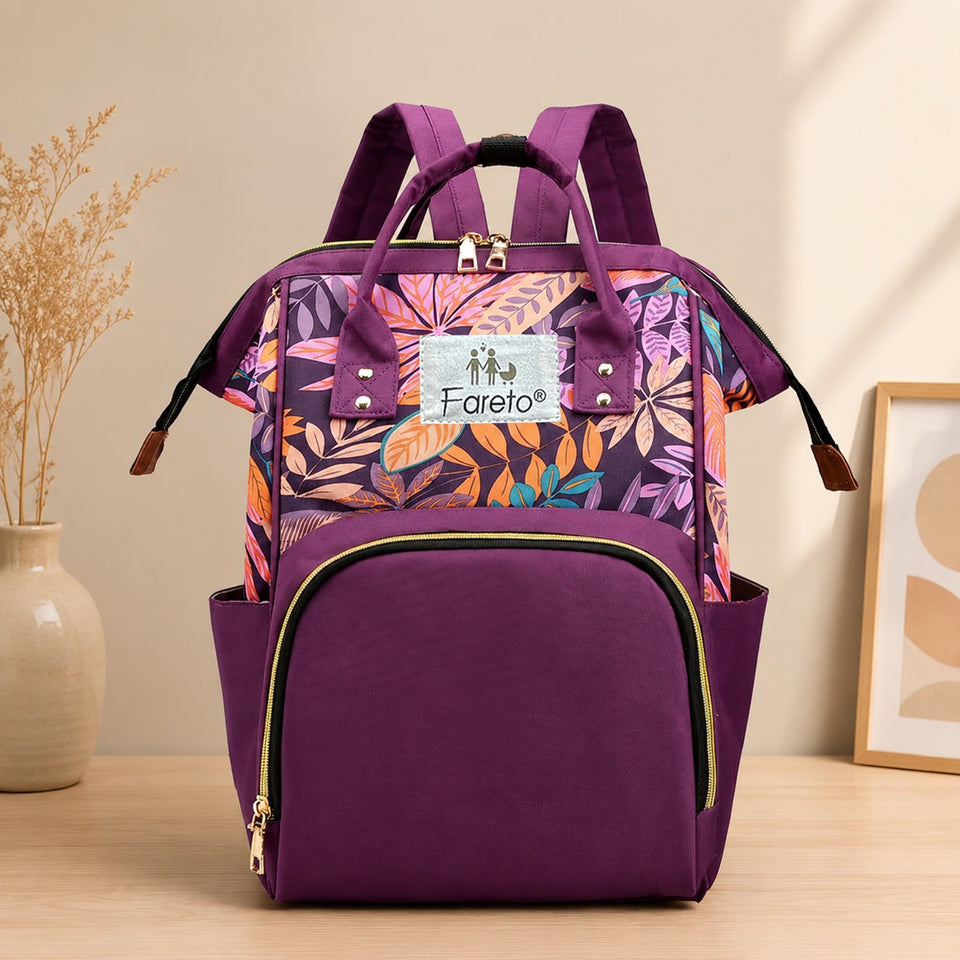FARETO PREMIUM QUALITY DIAPER BAG FOR MOTHER, MULTIPURPOSE STYLISH DIAPER BAG (PACK OF 1)(F790)