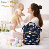 Fareto Multipurpose Stylish Diaper Bag for Mothers | Spacious Baby Care Organizer | Lightweight & Travel-Friendly | Gift For Mothers | Maternity bag for newborn baby (Pack of 1)(F706)