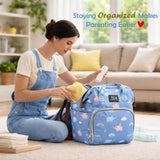 Fareto Multipurpose Stylish Diaper Bag for Mothers | Spacious Baby Care Organizer | Lightweight & Travel-Friendly | Gift For Mothers | Maternity bag for newborn baby (Pack of 1)(F707)