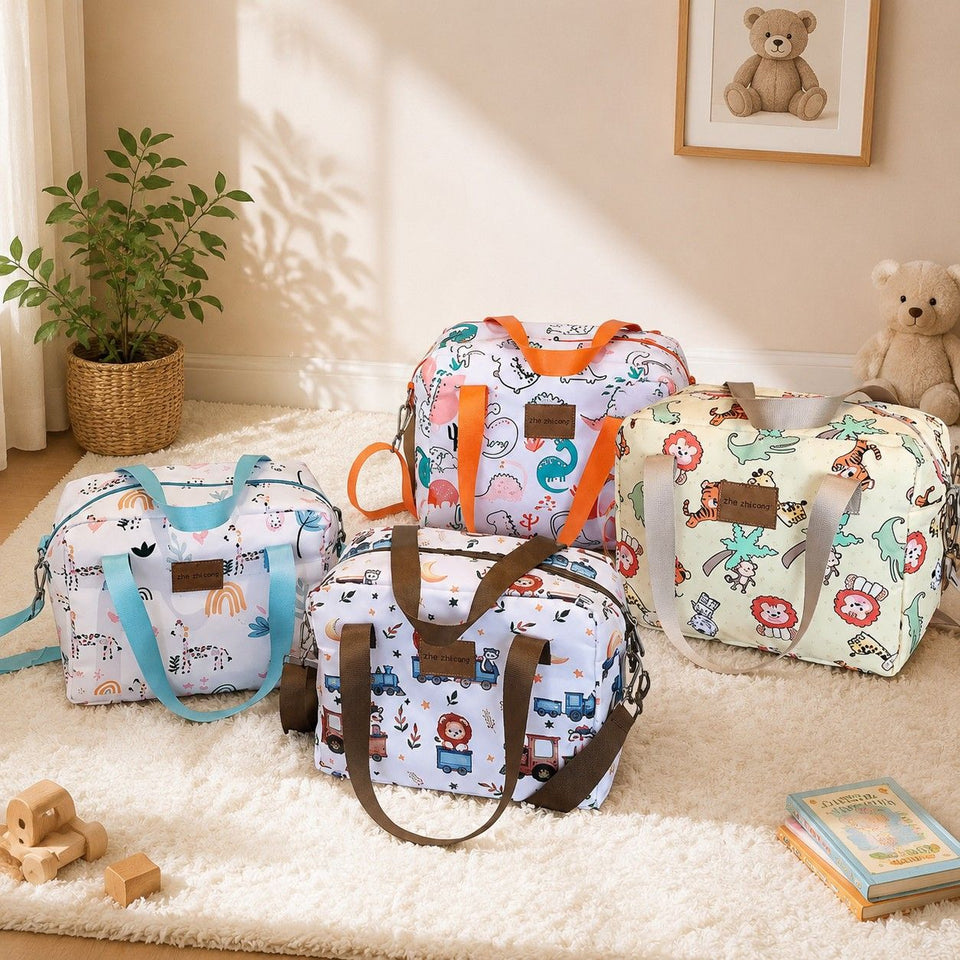 Fareto Diaper Tote Bag for Mothers | Stylish Maternity Travel Bag | Baby Diaper Organizer Handbag, Multipurpose Mommy Bag (Pack of 1)(F579)