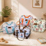 Fareto Diaper Tote Bag for Mothers | Stylish Maternity Travel Bag | Baby Diaper Organizer Handbag, Multipurpose Mommy Bag (Pack of 1)(F579)