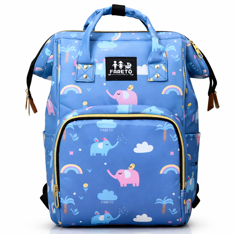 Fareto Multipurpose Stylish Diaper Bag for Mothers | Spacious Baby Care Organizer | Lightweight & Travel-Friendly | Gift For Mothers | Maternity bag for newborn baby (Pack of 1)(F707)