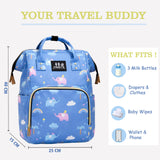 Fareto Multipurpose Stylish Diaper Bag for Mothers | Spacious Baby Care Organizer | Lightweight & Travel-Friendly | Gift For Mothers | Maternity bag for newborn baby (Pack of 1)(F707)