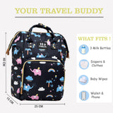 Fareto Multipurpose Stylish Diaper Bag for Mothers | Spacious Baby Care Organizer | Lightweight & Travel-Friendly | Gift For Mothers | Maternity bag for newborn baby (Pack of 1)(F706)