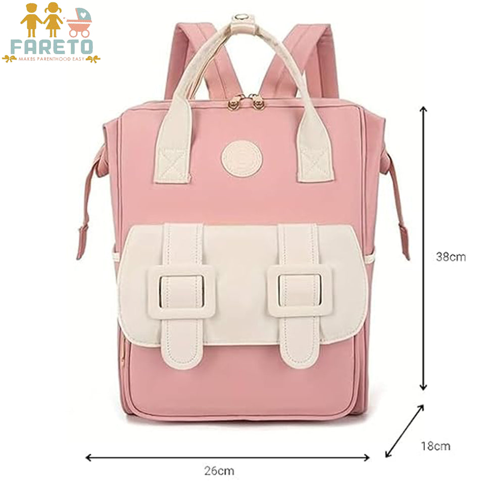 FARETO PREMIUM QUALITY DIAPER BAG FOR MOTHER, MULTIPURPOSE STYLISH DIAPER BAG (PACK OF 1)