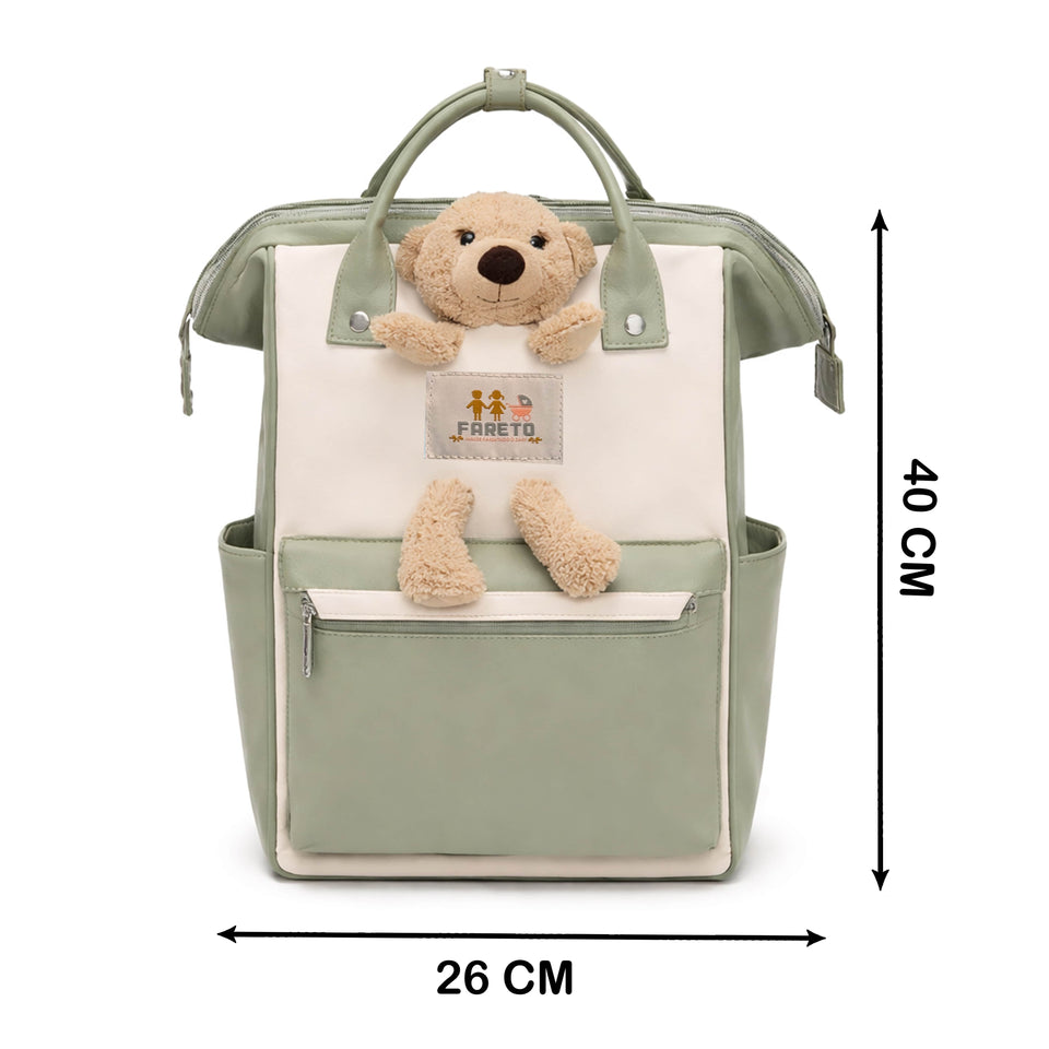 Fareto Premium Quality Diaper Bag For Mother, Multipurpose Stylish Diaper Bag (Pack Of 1)(F694)